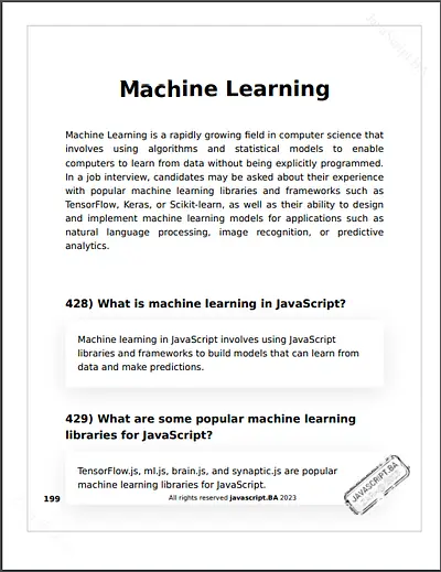 The JavaScript Interview Bible Free Ebook Preview