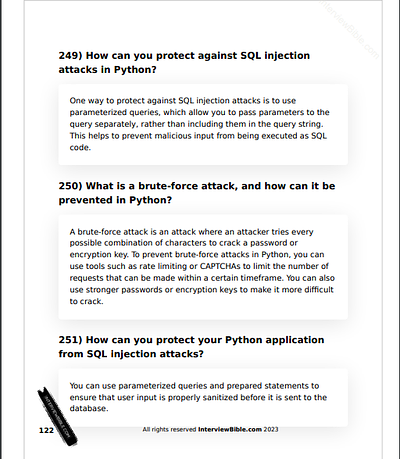 The Python Interview Bible Free Ebook Preview