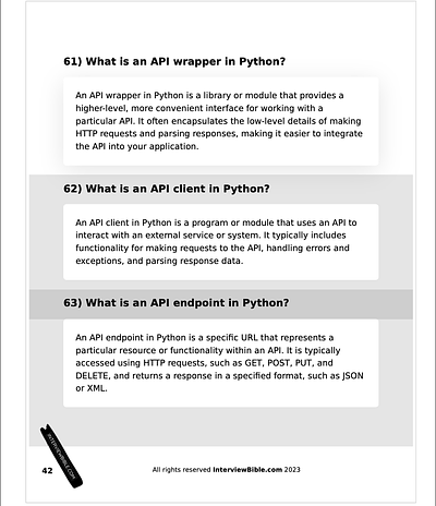 The Python Interview Handbook 2023 Preview