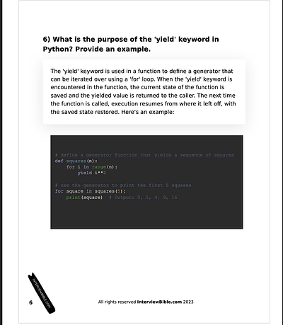 The Python Interview Handbook 2023 Preview